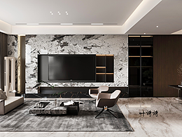 意式極簡，干凈利落的輪廓，通透大氣的空間感