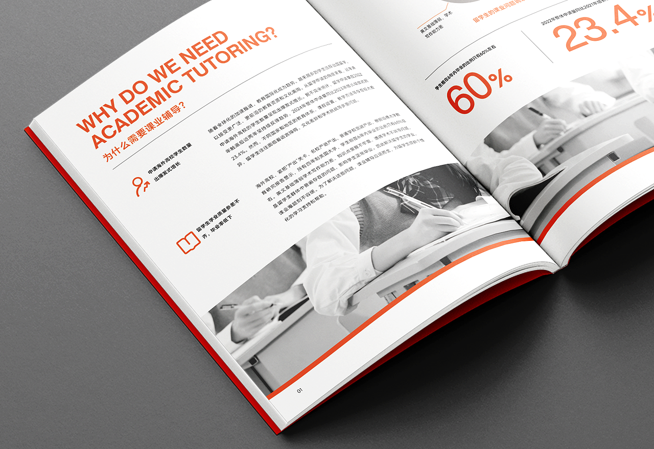 高端留学教育机构画册设计|企业宣传册 产品手册设计