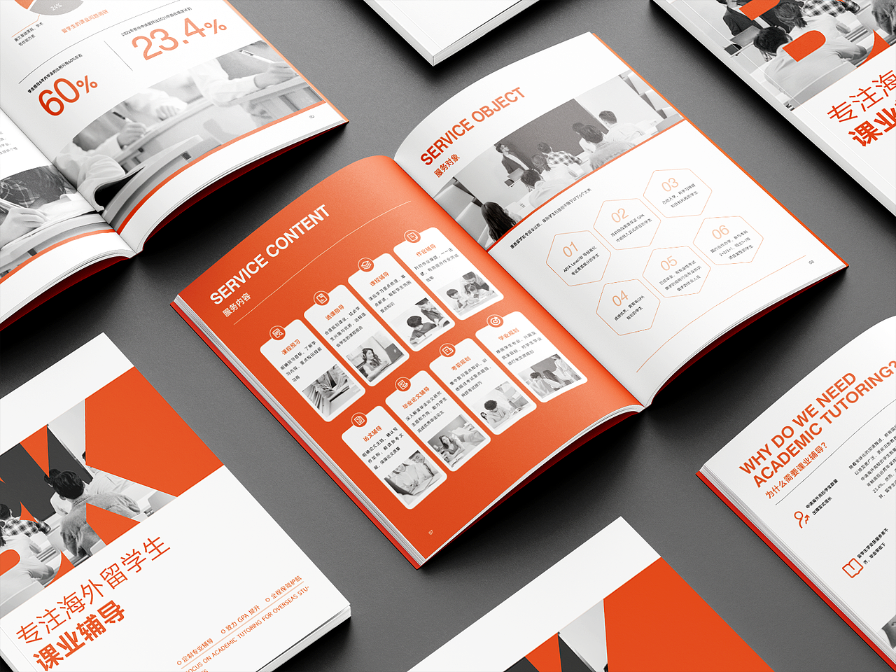 高端留学教育机构画册设计|企业宣传册 产品手册设计