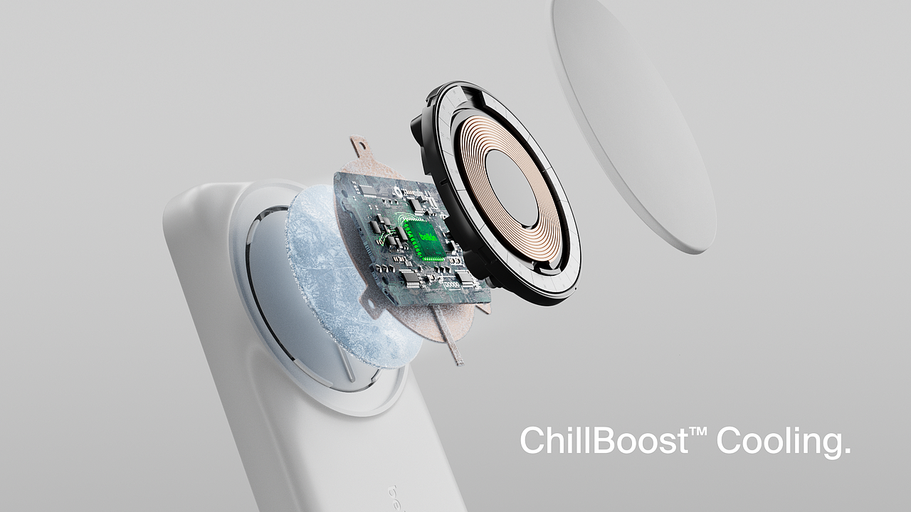 贝尔金Belkin 三合一磁吸充电器产品动画(亚马逊)