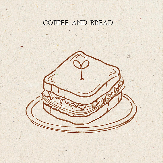 咖啡面包复古主题原创插画元素（图ZMzk3Njg5NDA4） - 商业插画 - 站酷设计师丸子Laurel原创素材 - 站酷ZCOOL