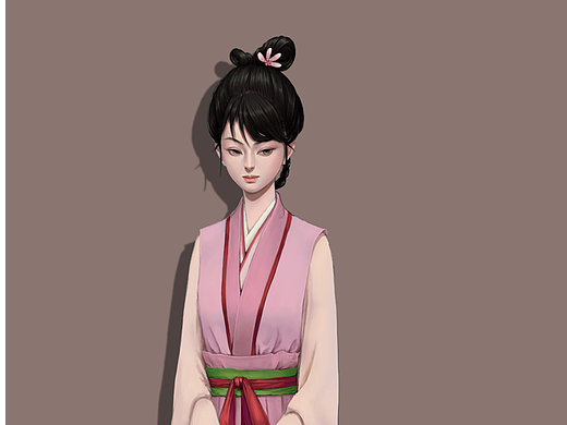 早年画的人物