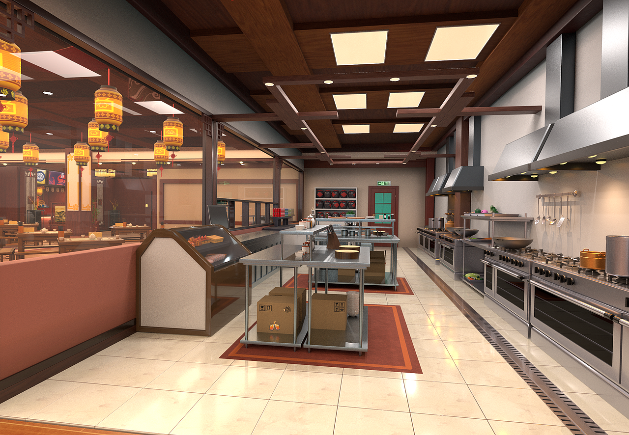 三渲二场景材质作品渲染图（图ZMzk3Njk0NDYw） - 动画/影视 - 站酷设计师二二清原创素材 - 站酷ZCOOL