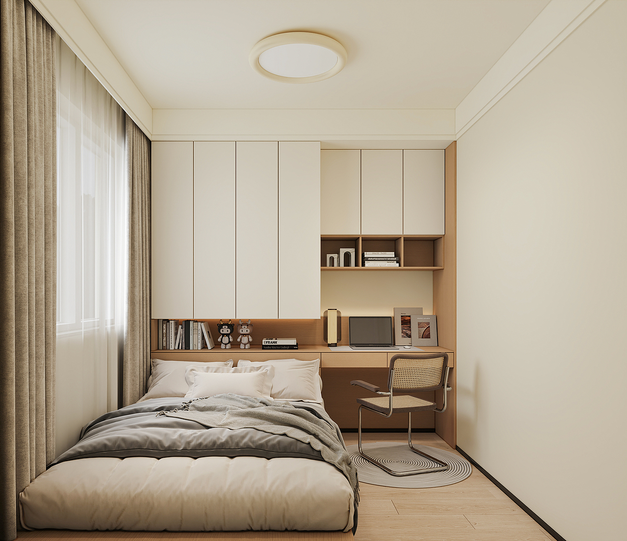 沈阳 润悦湾124㎡ 原木风效果表现