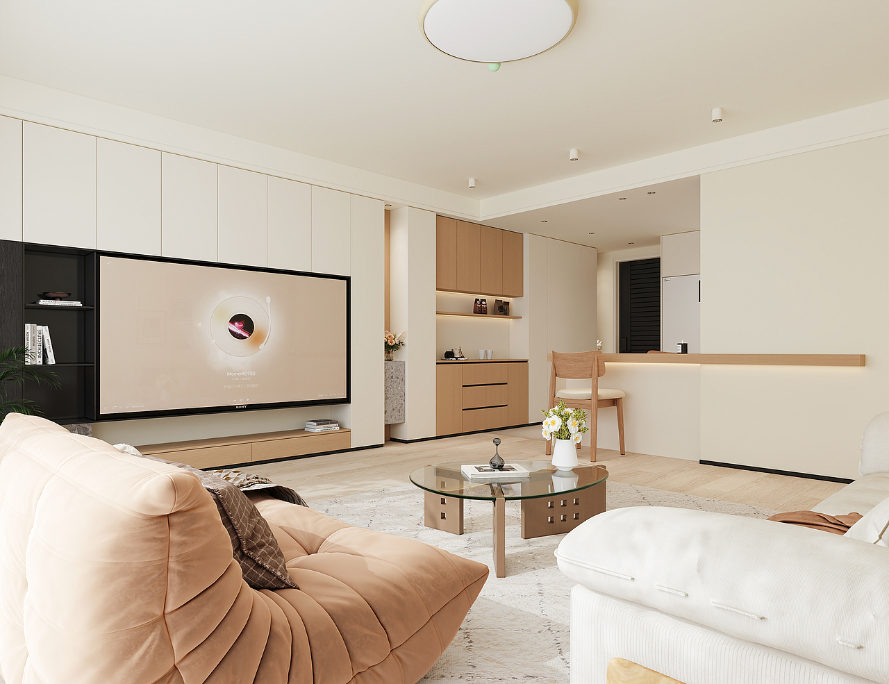 沈阳 润悦湾124㎡ 原木风效果表现