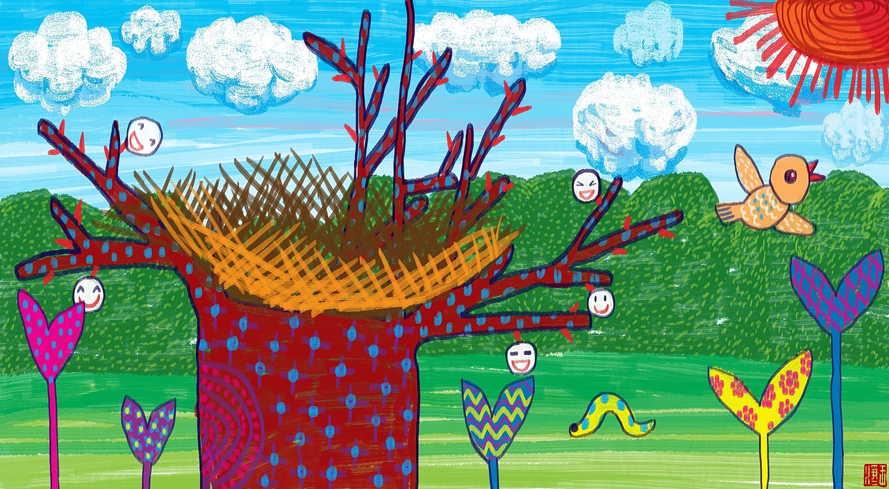 35幅儿童画 夏天的水果梦（图ZMzk3NzE1MjA4） - 儿童插画 - 站酷设计师画儿晴天原创素材 - 站酷ZCOOL