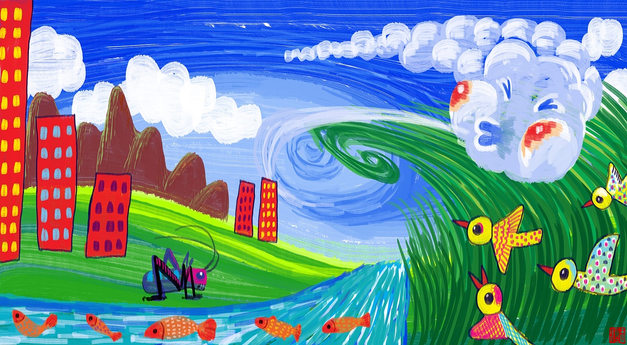 35幅儿童画 夏天的水果梦（图ZMzk3NzE1MjAw） - 儿童插画 - 站酷设计师画儿晴天原创素材 - 站酷ZCOOL
