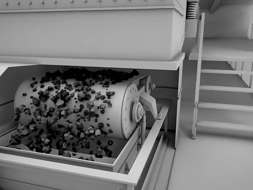 铁矿球团矿生产线工厂流水线3D三维动画渲染视频宣传片