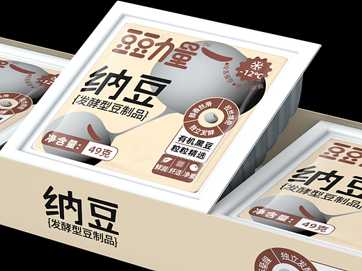 哲仕新作x豆豆力量纳豆包装设计/食品包装设计