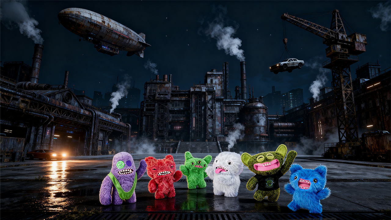 IP毛绒公仔宣传片，探索AI技术在不同场景下的应用（图ZMzk3NzIwOTQ4） - 短片 - 站酷设计师斗神俊俊原创素材 - 站酷ZCOOL