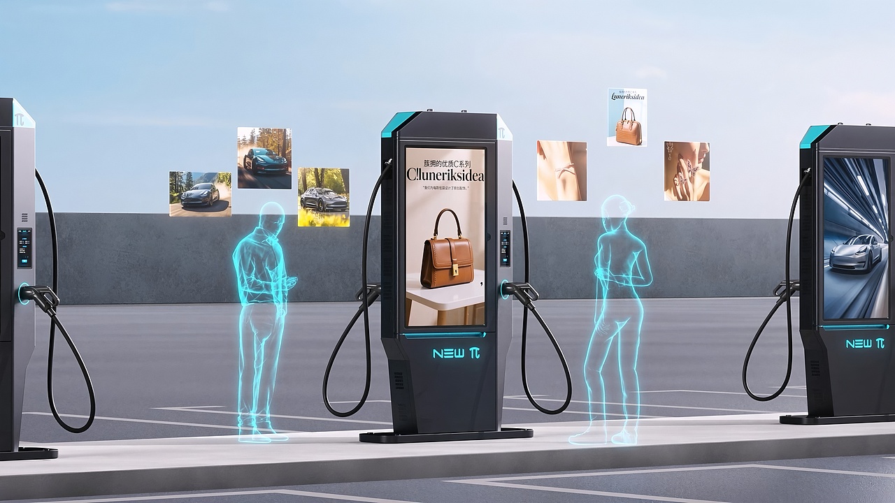 京东方能源NEW π多媒体充电桩 新品发布&展会产品视频（图ZMzk3NzI3OTQ4） - 动画/影视 - 站酷设计师快乐星球VFX原创素材 - 站酷ZCOOL