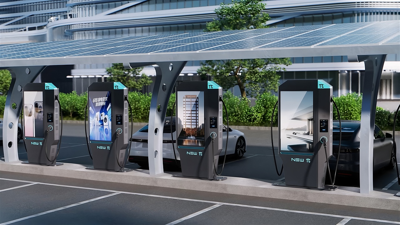 京东方能源NEW π多媒体充电桩 新品发布&展会产品视频（图ZMzk3NzI3OTc2） - 动画/影视 - 站酷设计师快乐星球VFX原创素材 - 站酷ZCOOL