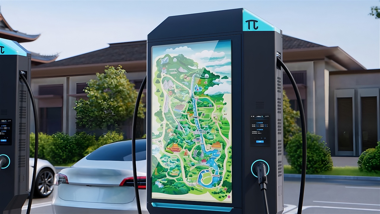 京东方能源NEW π多媒体充电桩 新品发布&展会产品视频（图ZMzk3NzI3OTgw） - 动画/影视 - 站酷设计师快乐星球VFX原创素材 - 站酷ZCOOL