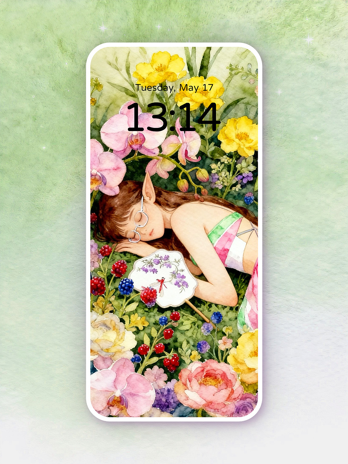 水彩花卉壁纸（图ZMzk3NzQ0MDAw） - 创作习作 - 站酷设计师设计挖掘机老王原创素材 - 站酷ZCOOL