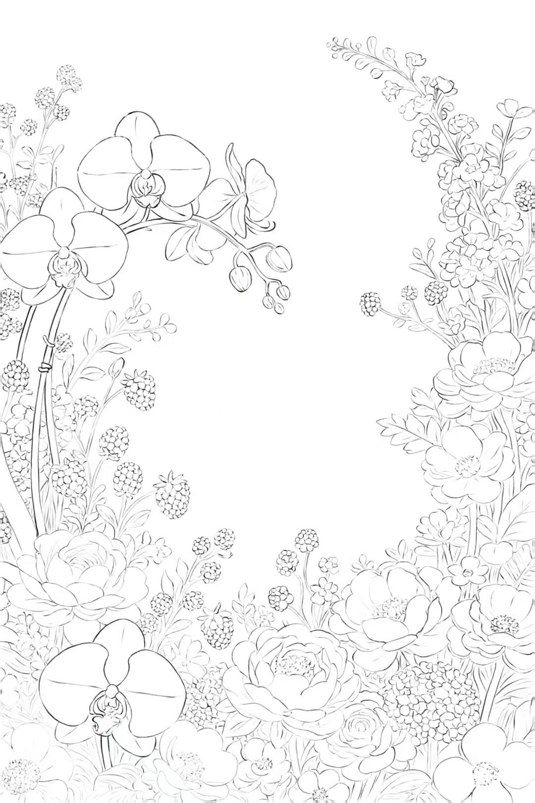 水彩花卉壁纸（图ZMzk3NzQ0MDA0） - 创作习作 - 站酷设计师设计挖掘机老王原创素材 - 站酷ZCOOL