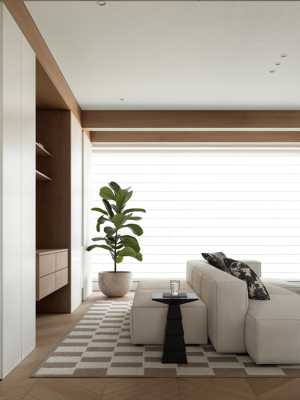 现代大平层家装——长沙佐尚视觉（图ZMzk3NzQ2MjI4） - 家装设计 - 站酷设计师佐尚效果图官方原创素材 - 站酷ZCOOL