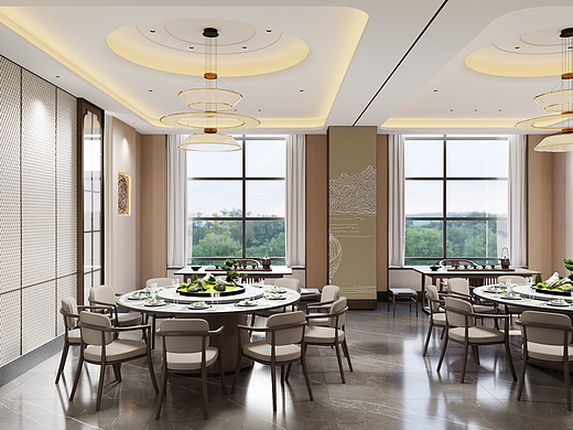 酒店室内外漫游动画