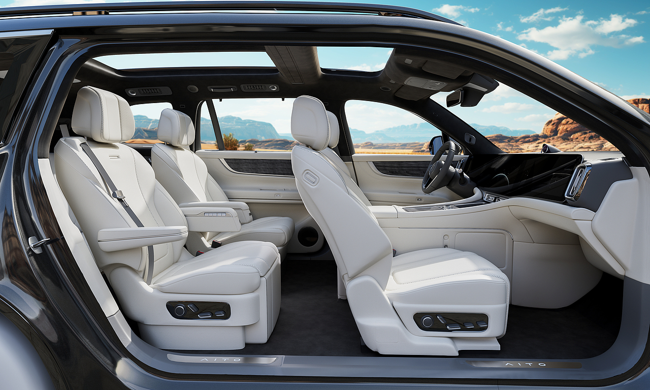 问界M9汽车场景图