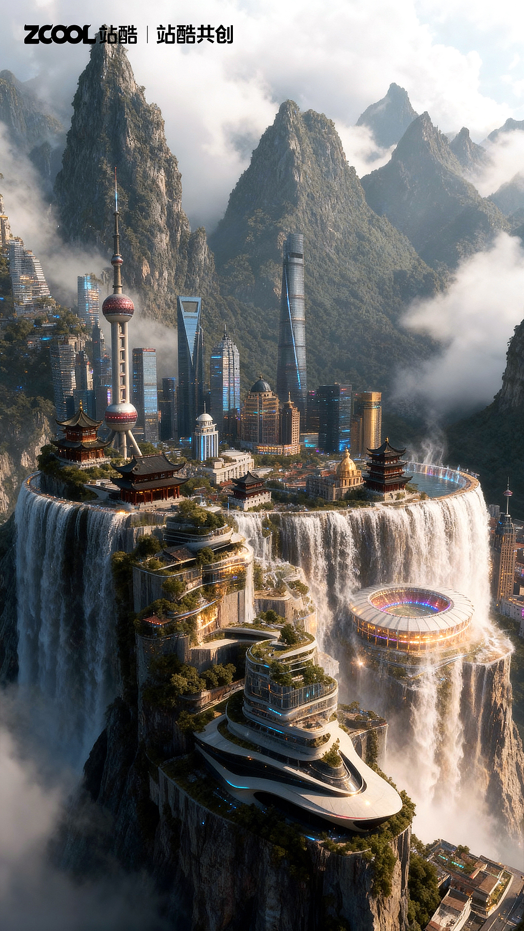 巅峰之城（图ZMzk3NzUxOTQ4） - 海报 - 站酷设计师小段的缪斯原创素材 - 站酷ZCOOL