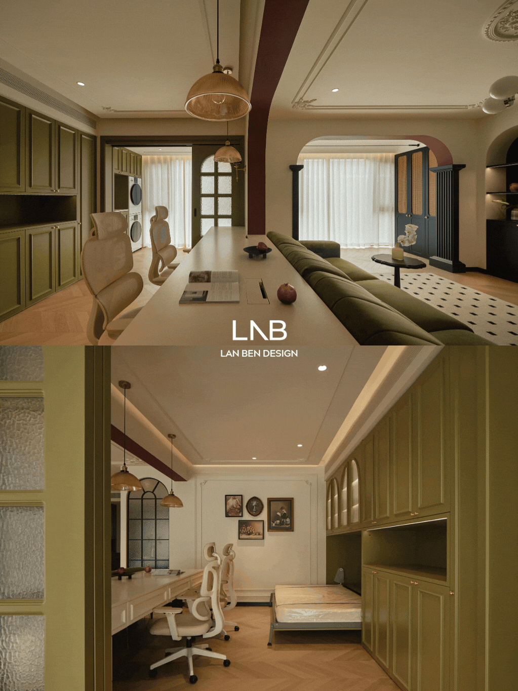 Lab澜本作品 | 毛坯房改造 | 法式复古 邂逅法式浪漫