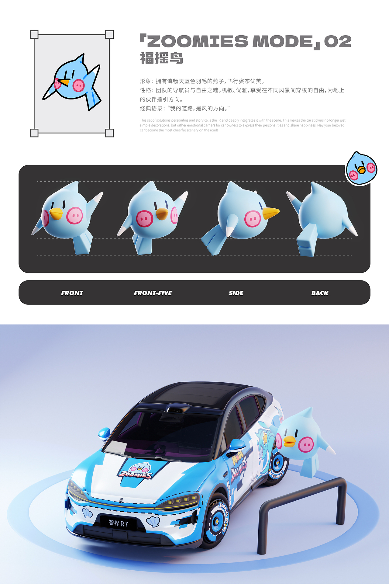 疯跑天团-R7-车贴设计（图ZMzk3NzYzMjY0） - 图案 - 站酷设计师锡润原创素材 - 站酷ZCOOL