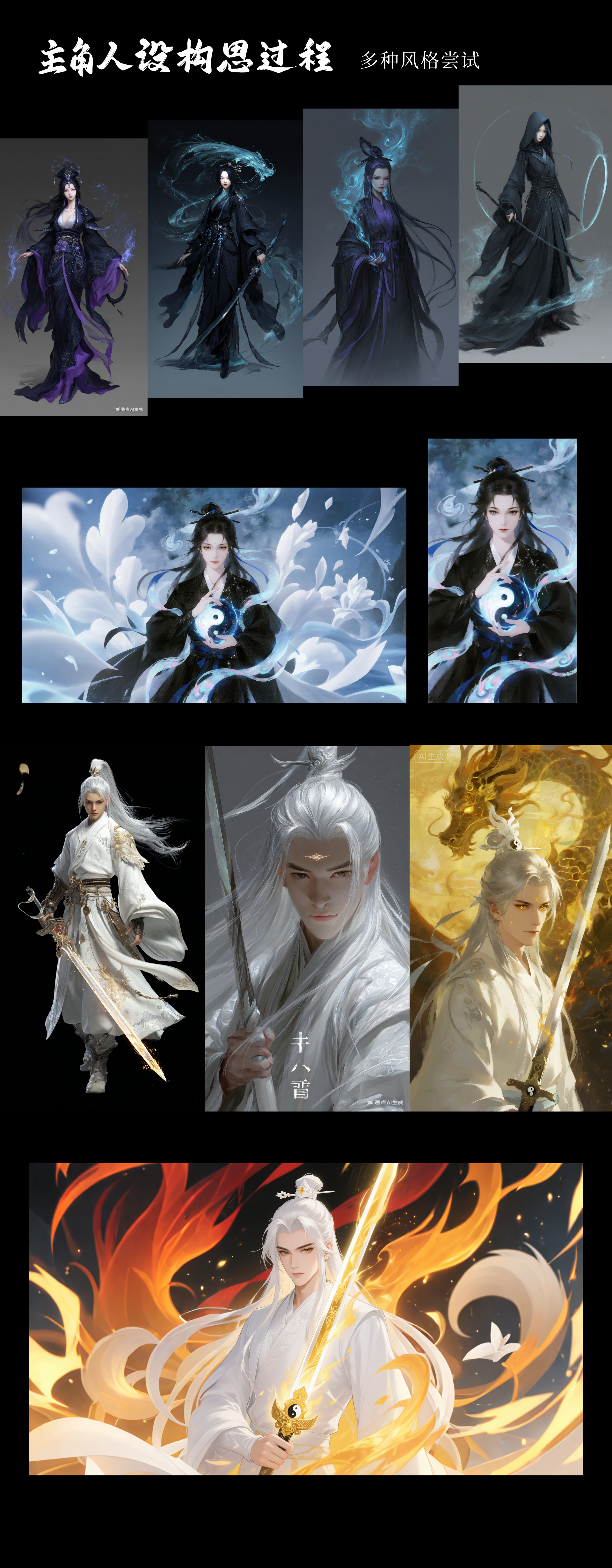 AI玄幻短片 | 太极阴阳劫（图ZMTUyNDg4ODg=） - 教程 - 站酷设计师山外原创素材 - 站酷ZCOOL