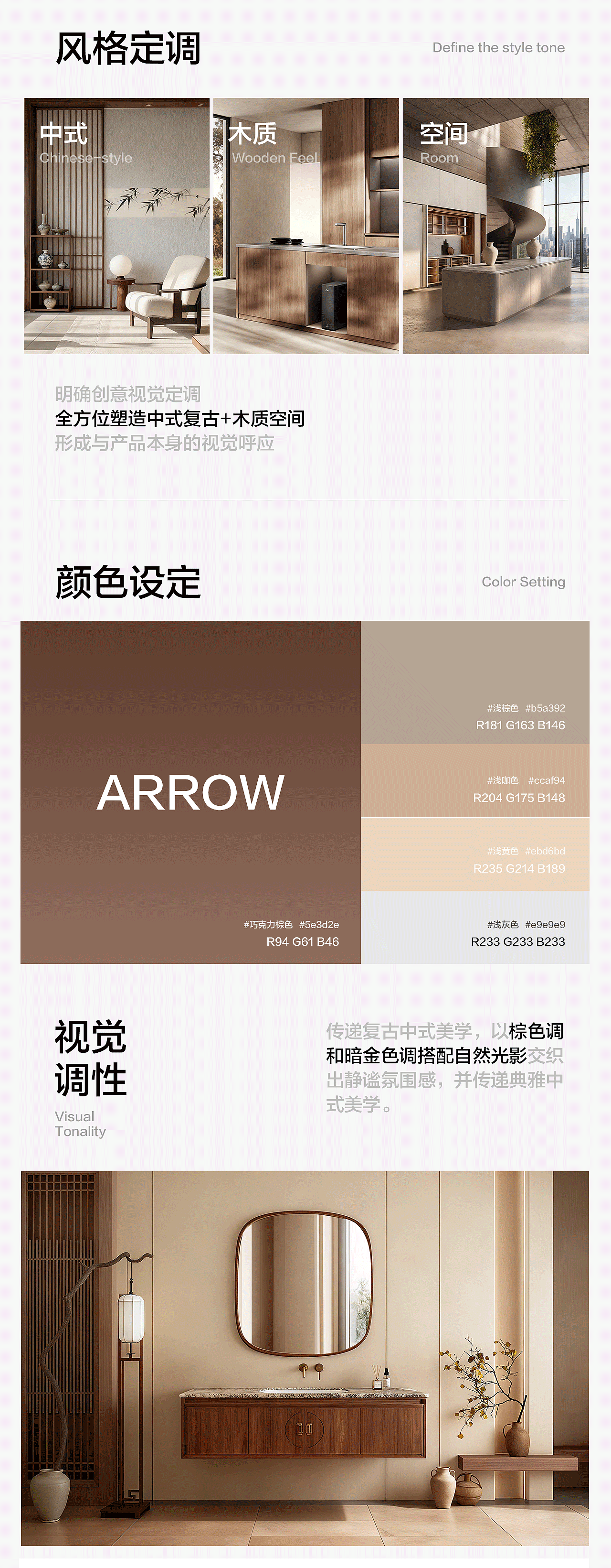 箭牌ARROW | 智能浴室柜 | 3D渲染 | 电商详情案例分享（图ZMzk3NzcxMjI4） - 电商 - 站酷设计师五亩田原创素材 - 站酷ZCOOL