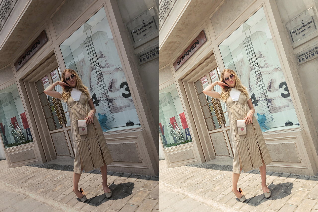 网红风格人像修图