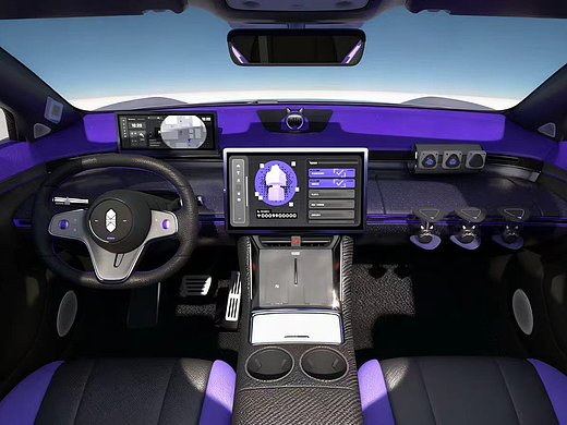 智界 R7 空间内饰｜itasha痛文化共感座舱