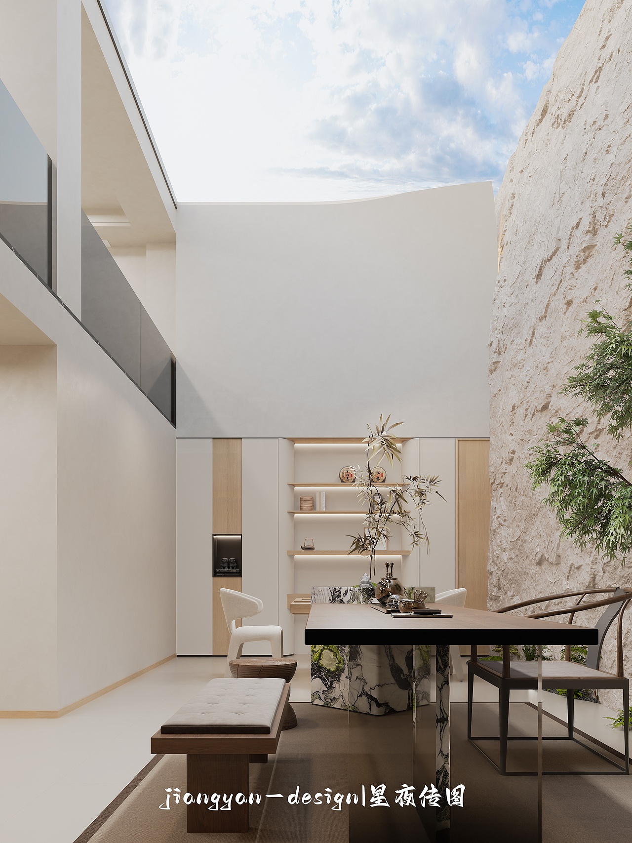 奶油风别墅 | 把阳光搅拌进奶油