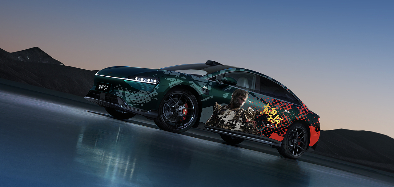 智界S7-天命金箍 破风版（图ZMzk3NzgzMTY4） - 图案 - 站酷设计师梦柒柒原创素材 - 站酷ZCOOL