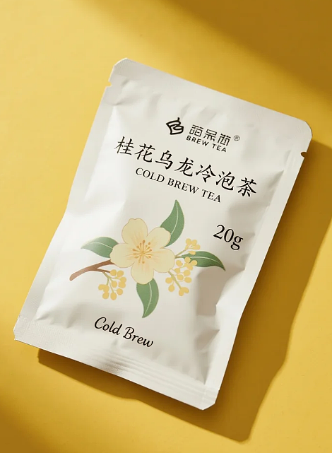 水果茶之桂花乌龙冷泡茶包装设计02（图ZMzk3Nzg0MDM2） - AI作品 - 站酷设计师ladytsh原创素材 - 站酷ZCOOL
