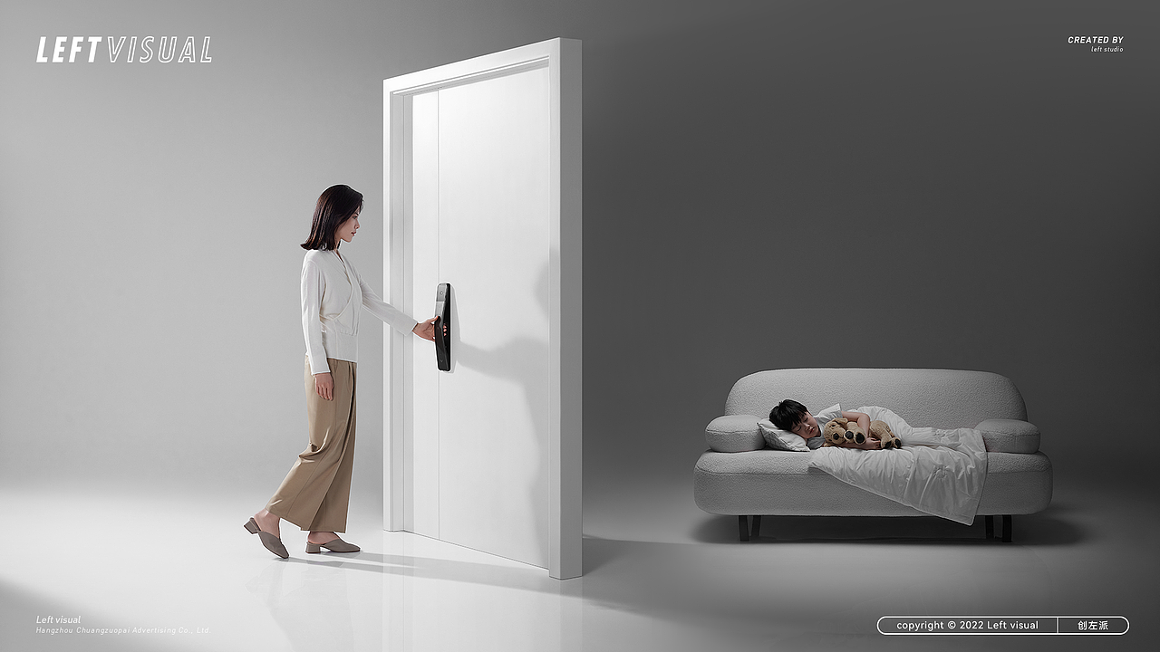 鹿客指脉锁S6 Max × 创左派 | 平面作品分享（图ZMzk3Nzg4MTgw） - 产品摄影 - 站酷设计师创左派视觉广告原创素材 - 站酷ZCOOL