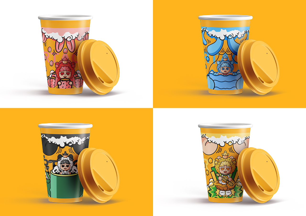 挞挞崽/蛋挞品牌IP设计【逐浪派对】（图ZMzk3Nzg5MDY4） - IP形象 - 站酷设计师YexswTong原创素材 - 站酷ZCOOL