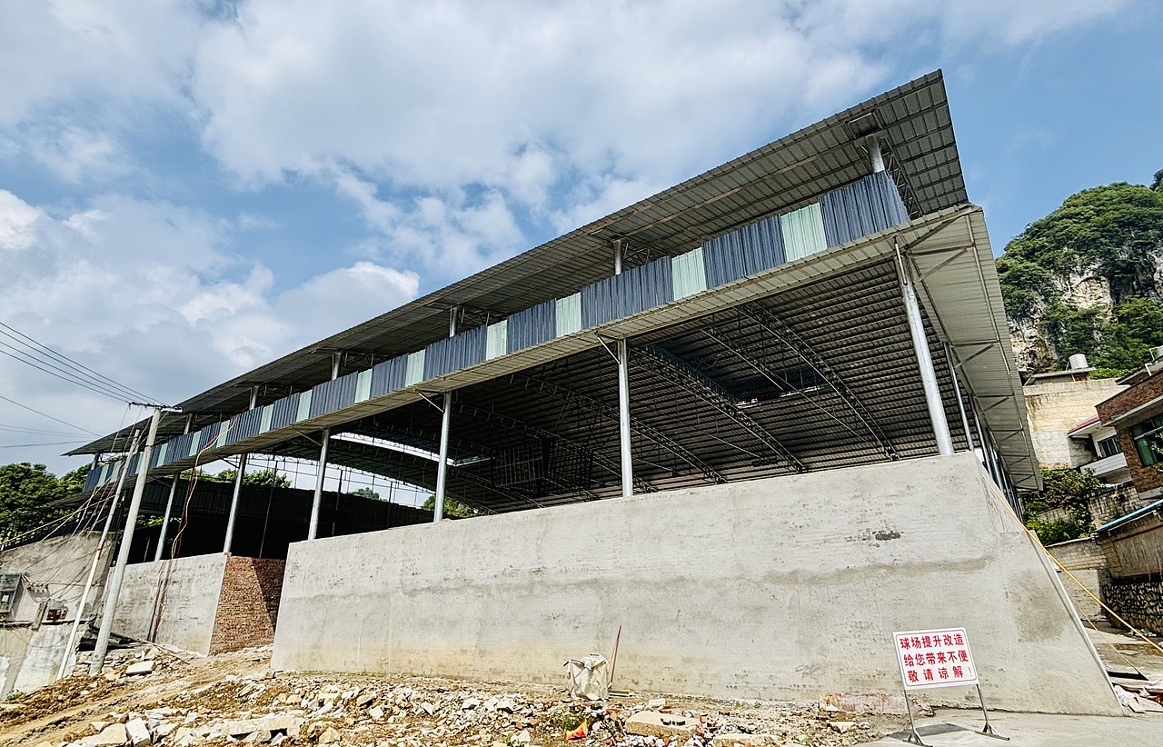 篮球场立面墙绘美化 贵州墙绘安顺墙绘紫云墙绘