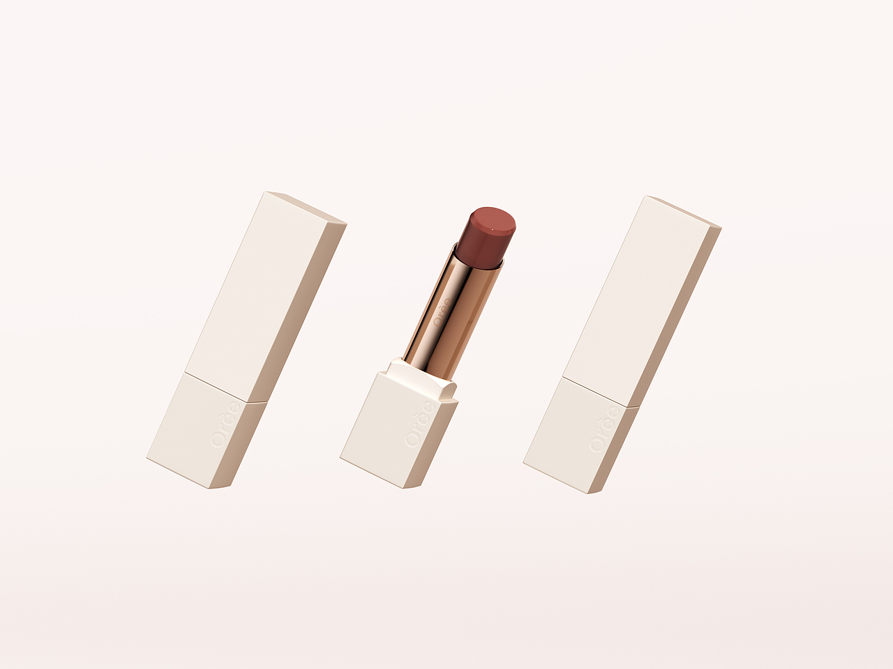 Orèe柔焦边界唇膏包装设计