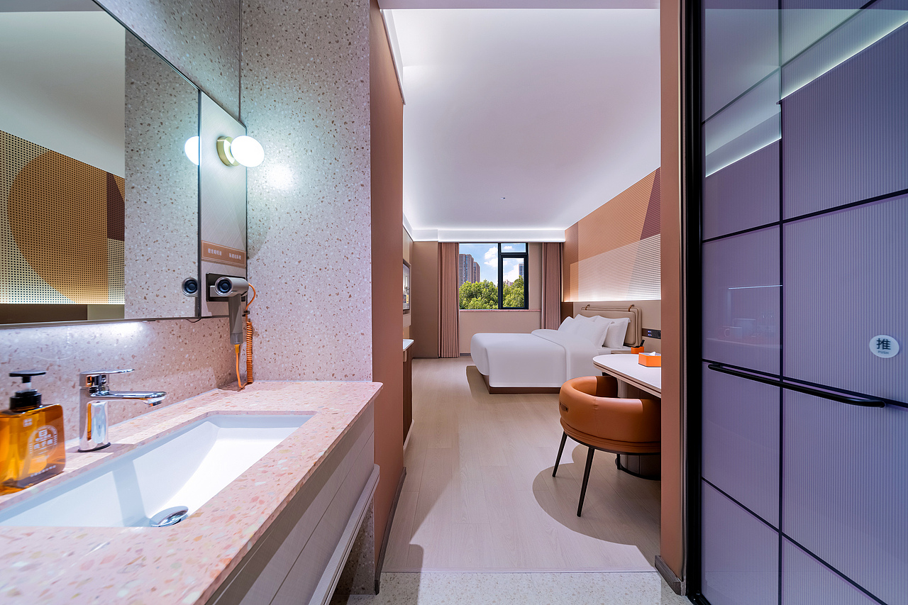 重庆市渝北区酒店拍摄|橙际酒店|酒店摄影