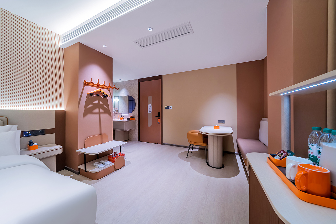 重庆市渝北区酒店拍摄|橙际酒店|酒店摄影