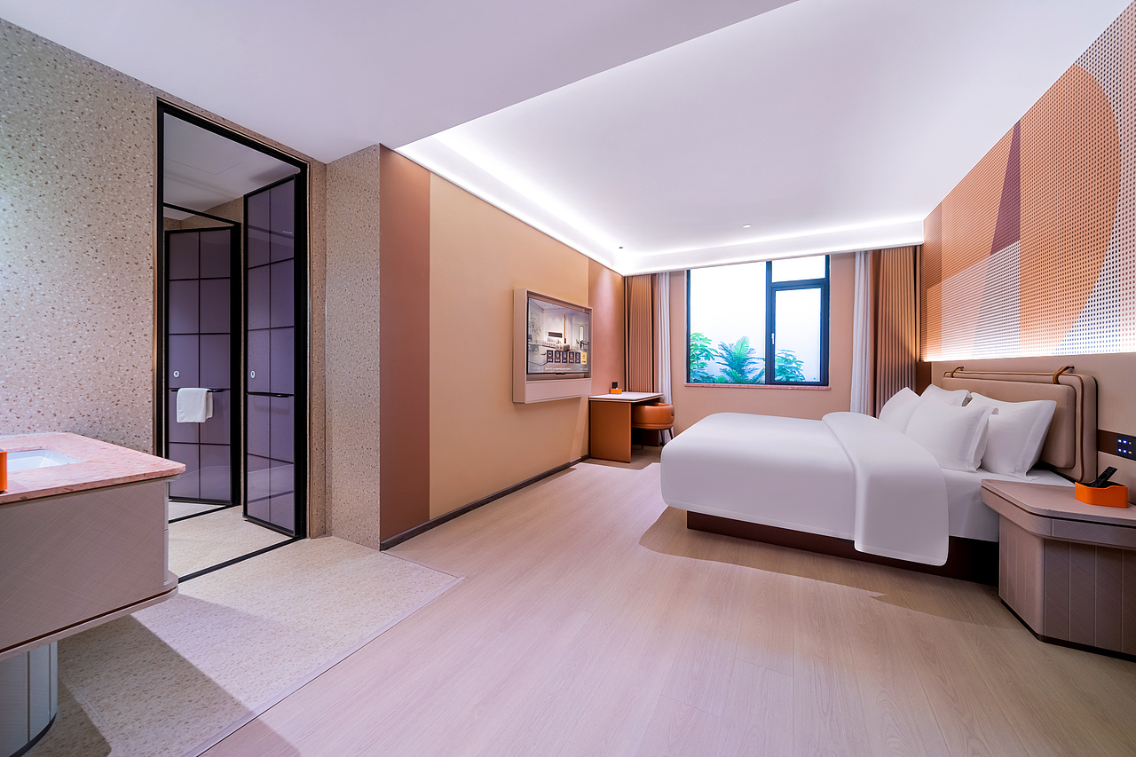 重庆市渝北区酒店拍摄|橙际酒店|酒店摄影