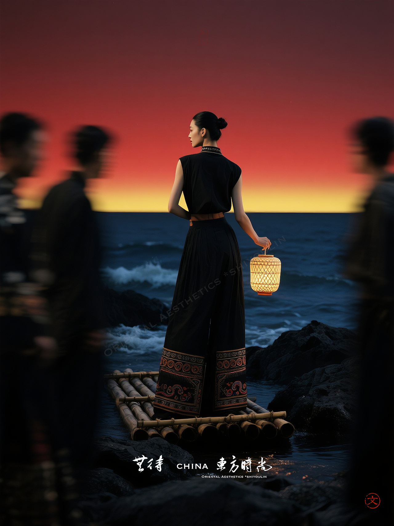 苦海摆渡（图ZMzk3ODE1Mjg4） - AI作品 - 站酷设计师無待WDAI原创素材 - 站酷ZCOOL