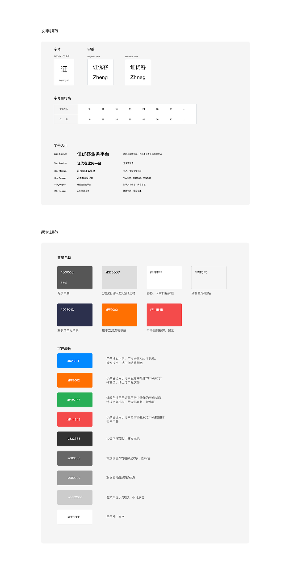 管理系统组件规范