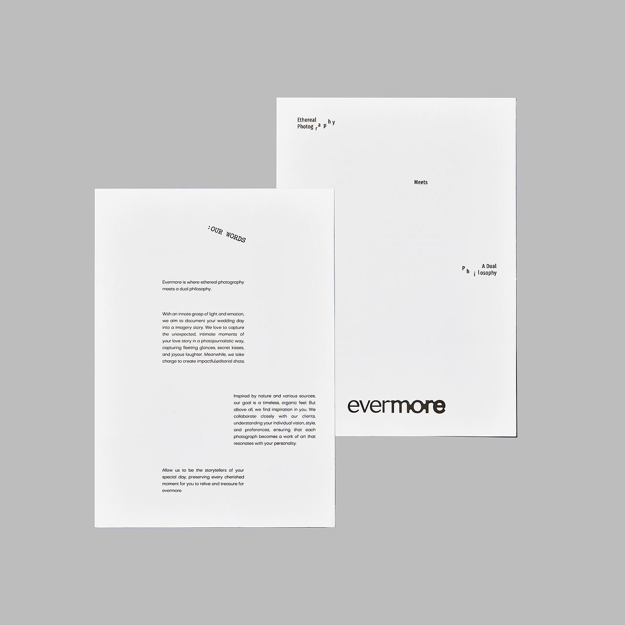 Branding | evermore 纽约摄影品牌(图ZMzk3ODU1Mjky) - 品牌 - 站酷设计师OnedayDesign原创素材 - 站酷ZCOOL