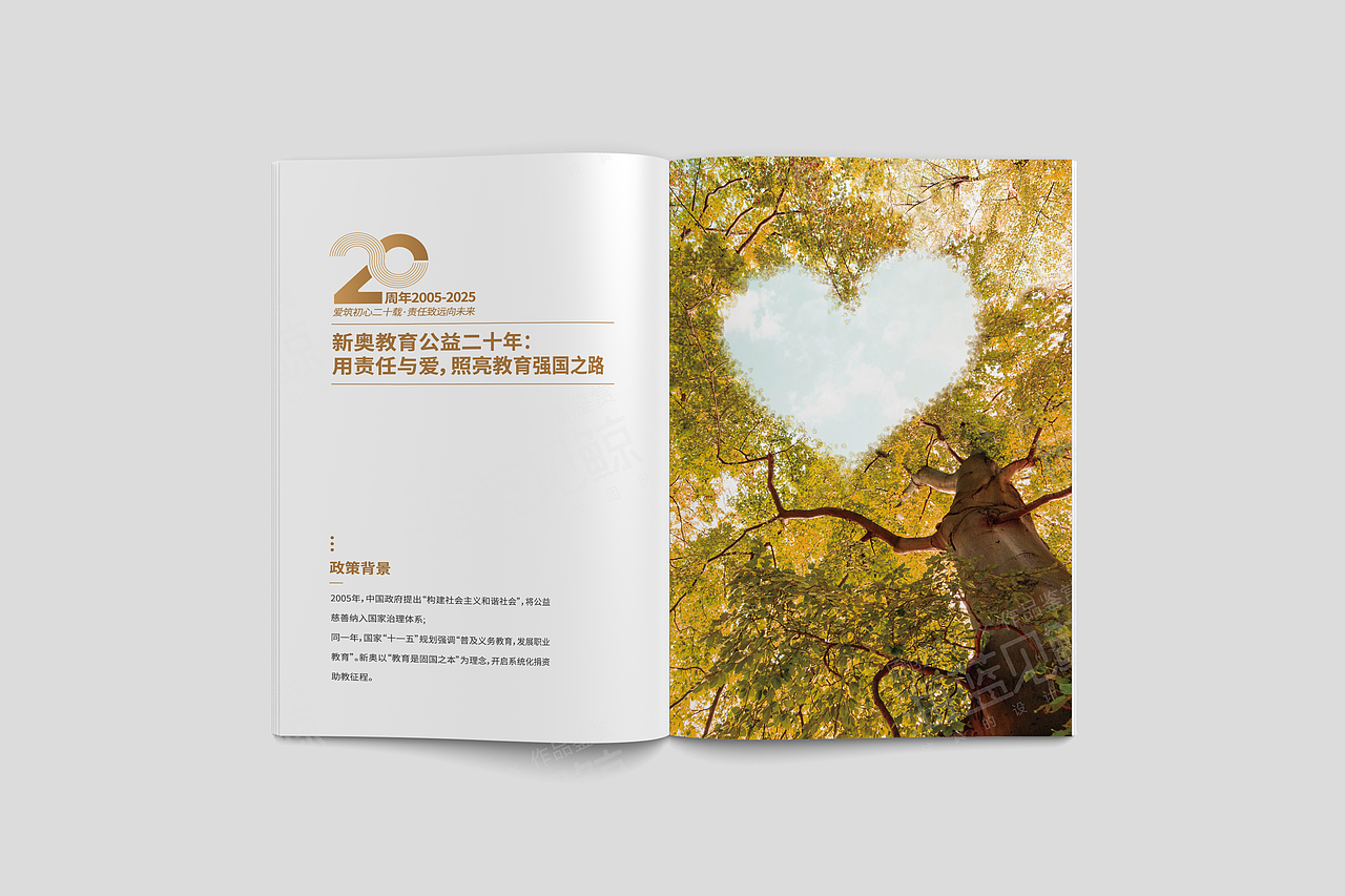 公益基金会画册（图ZMzk3ODYyMTky） - 书籍/画册 - 站酷设计师海蓝见鲸品牌设计原创素材 - 站酷ZCOOL