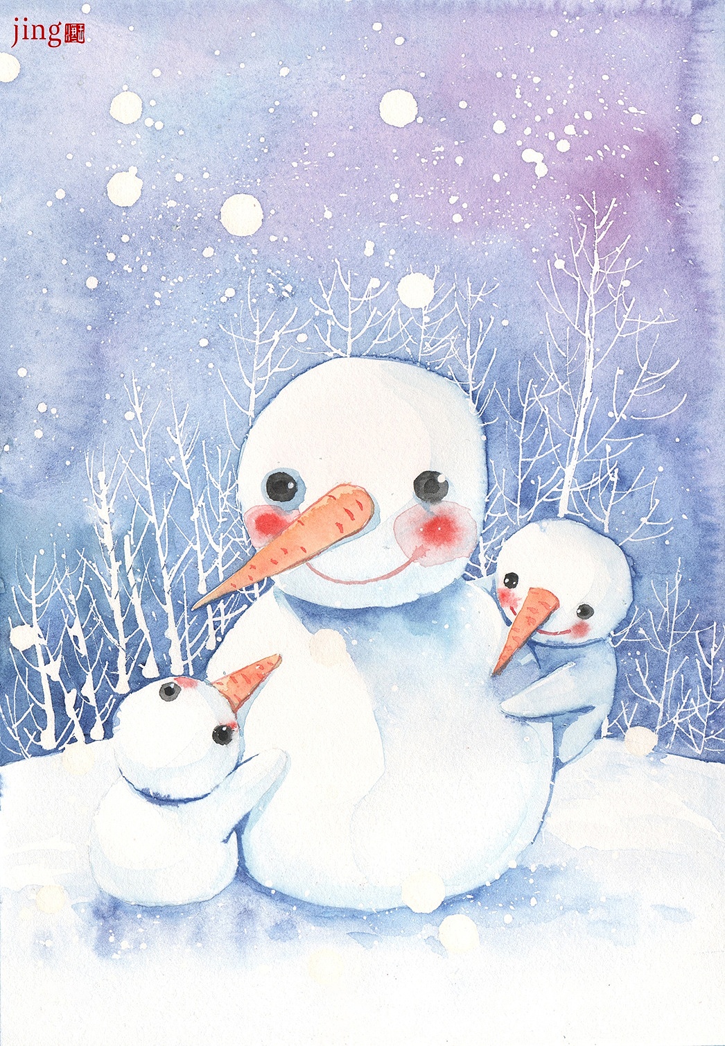 水彩手绘 40幅花卉&风景插画