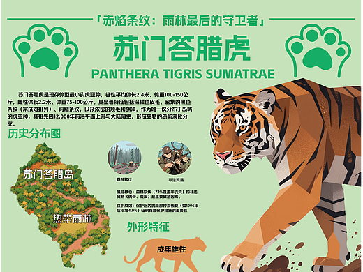 保护动物信息可视化设计