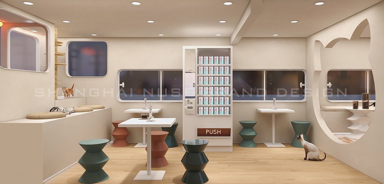 猫咖巴士!撸猫+咖啡+打卡三合一,打工人的治愈移动城堡