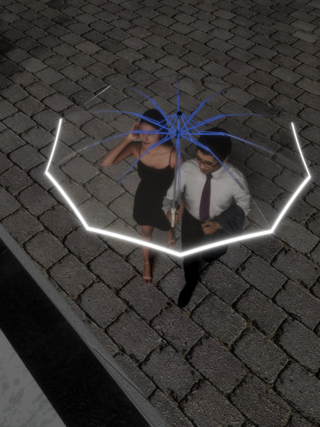 雨伞动画展示视频