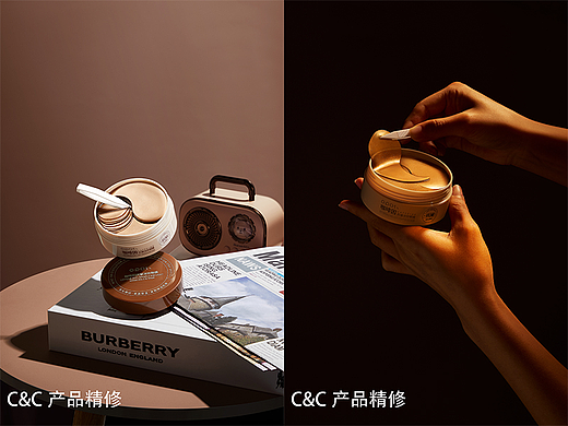 《咖啡因抗皱淡纹眼膜》- 产品场景精修图