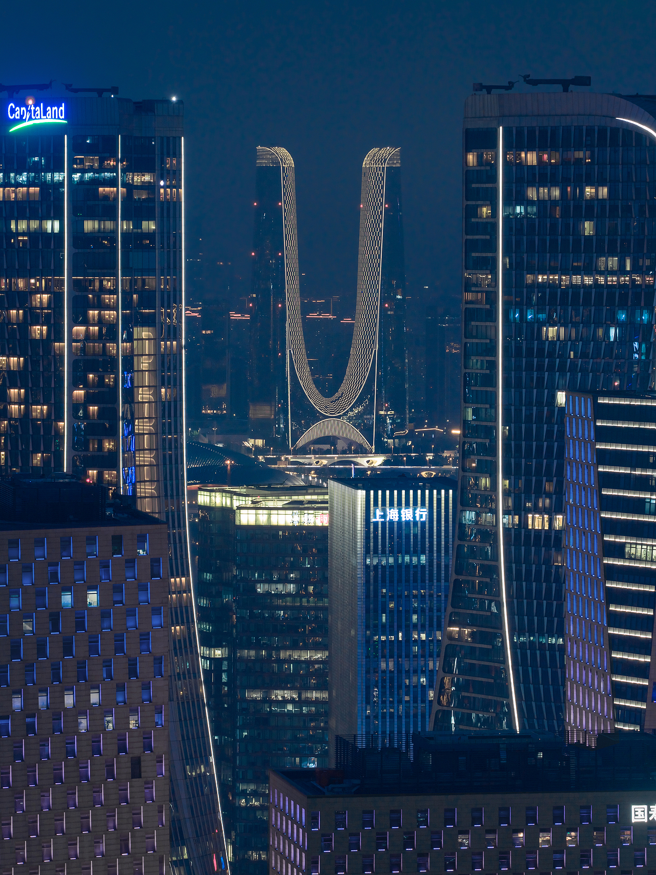 杭州竖屏夜景（图ZMzk3ODg0MDIw） - 风光摄影 - 站酷设计师沐夜muye原创素材 - 站酷ZCOOL