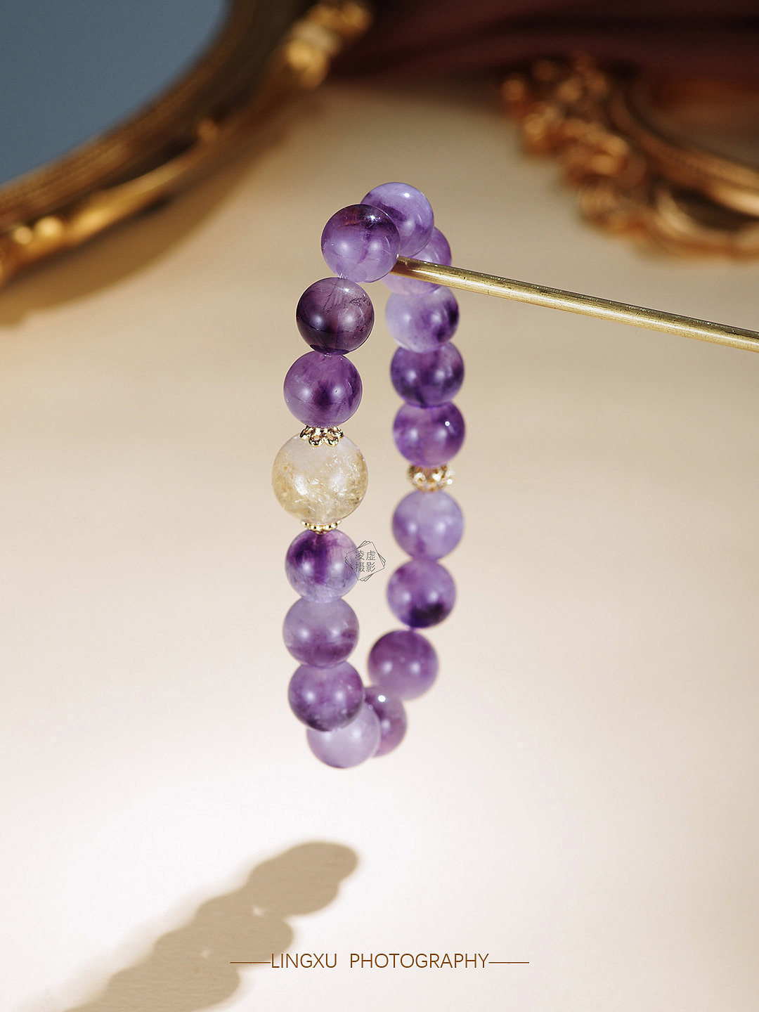 氛围感水晶摄影